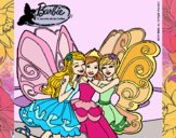 Dibujo Barbie y sus amigas en hadas pintado por Ramon45