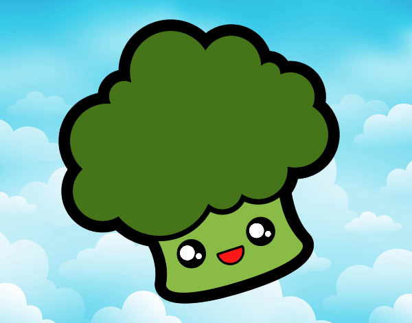 Brócoli sonriente