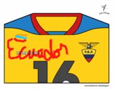 Camiseta del mundial de fútbol 2014 de Ecuador