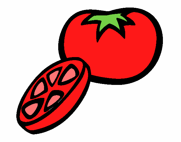 Dibujo Tomate pintado por Morretes
