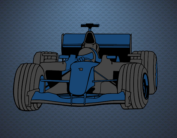 Dibujo Coche de F1 pintado por padillapp