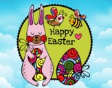 Dibujo Happy Easter pintado por OLDI