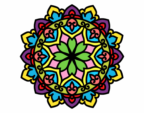 Dibujo Mandala celta pintado por MarthaFavi