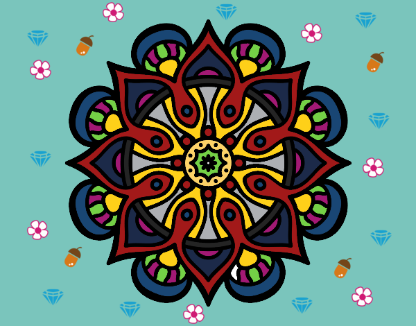 Dibujo Mandala mundo árabe pintado por linda423