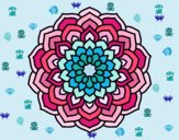 Dibujo Mandala pétalos de flor pintado por SANDRUSKY