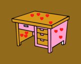 Dibujo Mesa de escritorio pintado por kiomi 