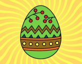 Dibujo Un huevo de Pascua pintado por agus16san5