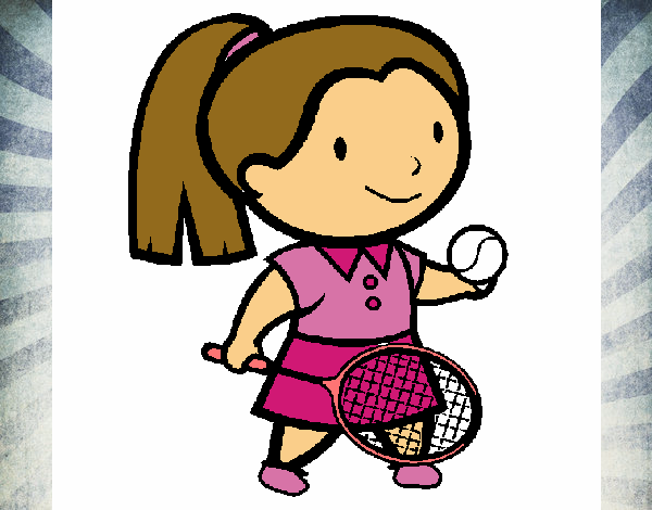 Dibujo Chica tenista pintado por Sachiko468
