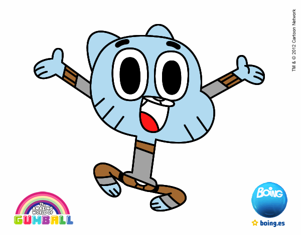 Dibujo de Gumball pintado por en Dibujos.net el día 20-03-16 a las 22: