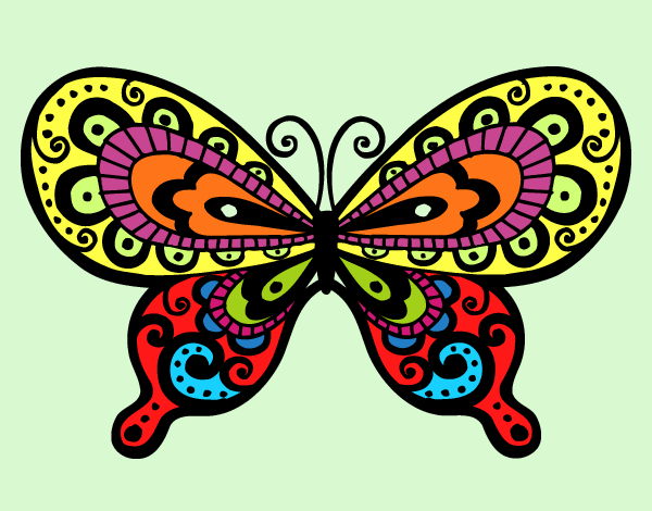 Dibujo Mariposa bonita pintado por Inguel