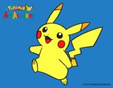 Dibujo Pikachu en Pokémon Art Academy pintado por anagp