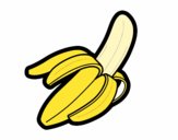 Dibujo Plátano pintado por ignasia