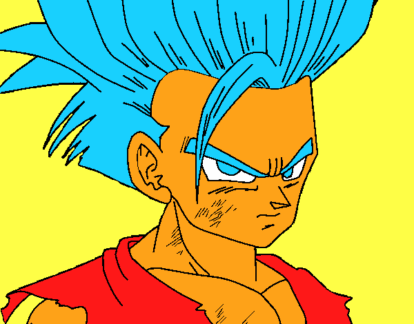 Dibujo Son Gohan pintado por josete37