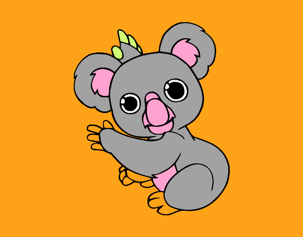 Dibujo Un Koala pintado por dominick06