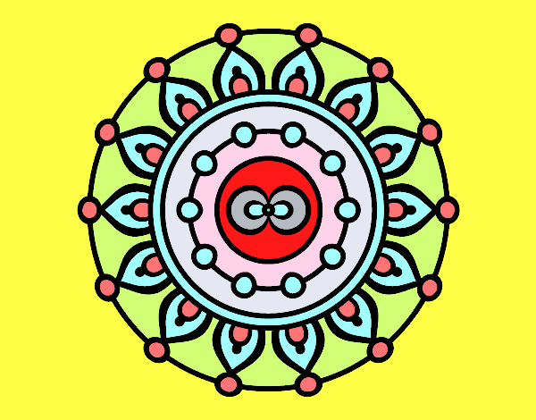 Dibujo Mandala meditación pintado por carlosvill