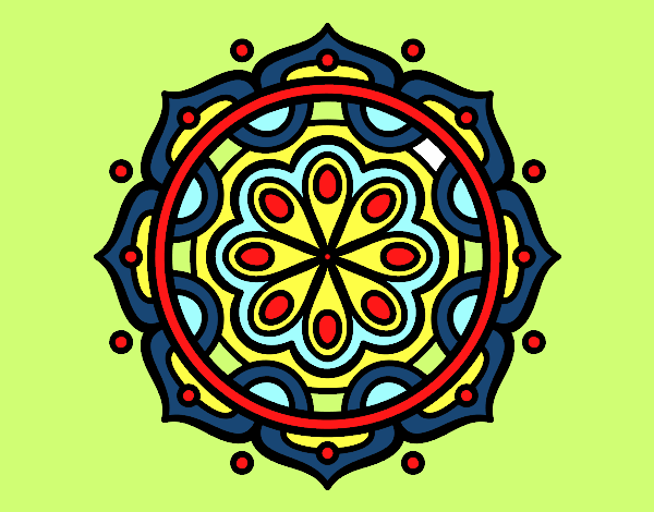 Dibujo Mandala para meditar pintado por carlosvill