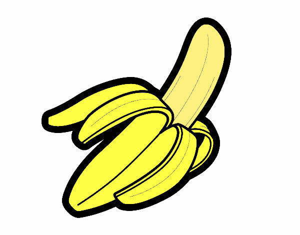 Dibujo Plátano pintado por smsanchez