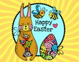 Dibujo Happy Easter pintado por Antomarisa
