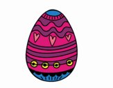Dibujo Huevo de Pascua para decorar pintado por v4l3r1a