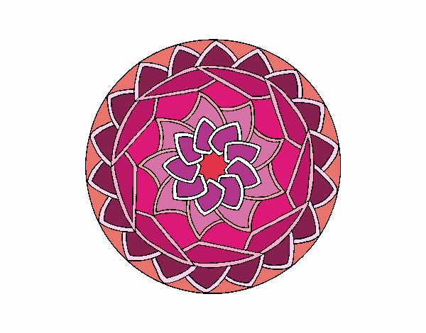 Dibujo Mandala 1 pintado por salome1111