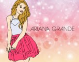 Dibujo Ariana Grande pintado por mariacantu