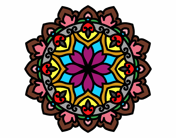 Dibujo Mandala celta pintado por 2AMARILLO4