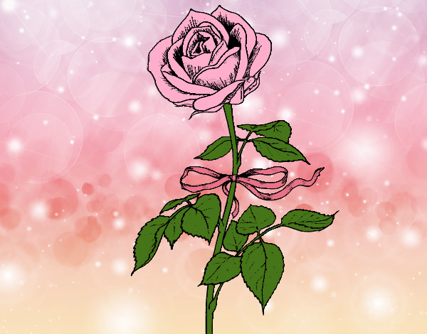 Dibujo Una rosa pintado por queyla