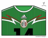 Dibujo Camiseta del mundial de fútbol 2014 de México pintado por TACOS