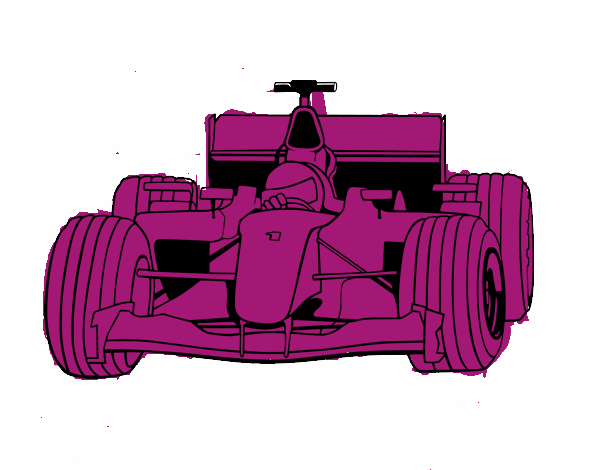 Dibujo Coche de F1 pintado por denissefer