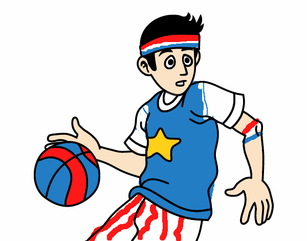 Dibujo Jugador de básquet junior pintado por TACOS