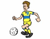 Dibujo Jugador de fútbol pintado por TACOS