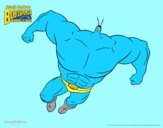 Dibujo Bob Esponja - Planktonman al ataque pintado por yord