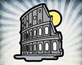 Dibujo Coliseo de Roma pintado por Sachiko468