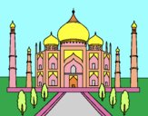 Dibujo El Taj Mahal pintado por Chisp0540