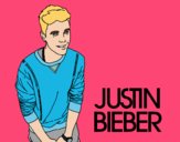 Dibujo Justin Bieber pintado por AnaStones