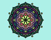 Dibujo Mandala para meditar pintado por mdifranco