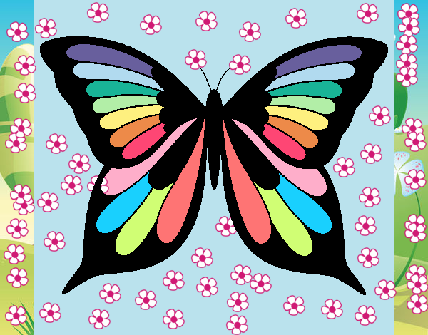 Dibujo Mariposa 8 pintado por nalia