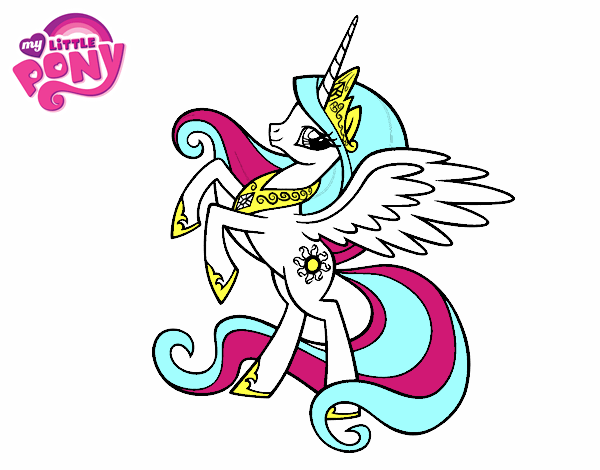 Dibujo Princesa Celestia pintado por oprah