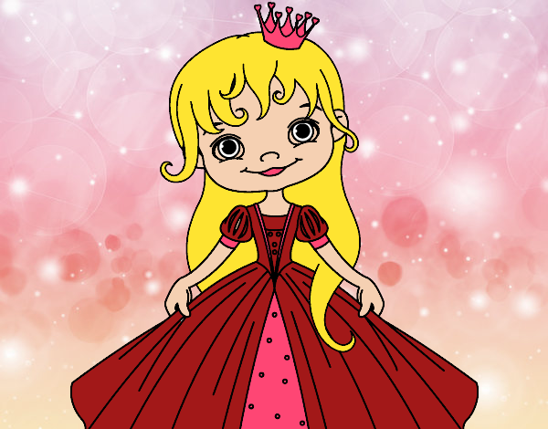 Dibujo Princesita pintado por amalia