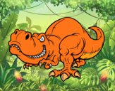 Dibujo Tyrannosaurus Rex pintado por Chisp0540