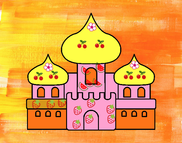 Dibujo Castillo árabe pintado por maryfom