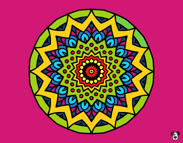 Dibujo Mandala creciente pintado por carlosvill