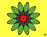 Dibujo Mandala flor con pétalos pintado por carlosvill