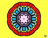 Dibujo Mandala mosaico pintado por carlosvill