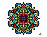 Dibujo Mandala mundo árabe pintado por chyla_limo