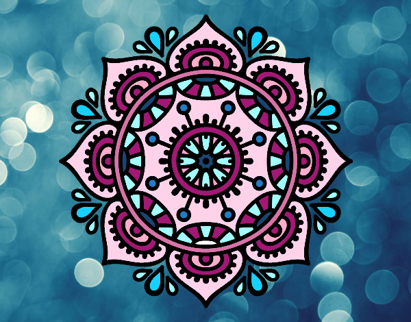 Dibujo Mandala para relajarse pintado por LEIA_2004