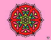 Dibujo Mandala simétrica pintado por carlosvill