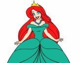 Dibujo Princesa Ariel pintado por oprah