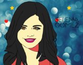 Dibujo Selena Gomez sonriendo pintado por Baltaza