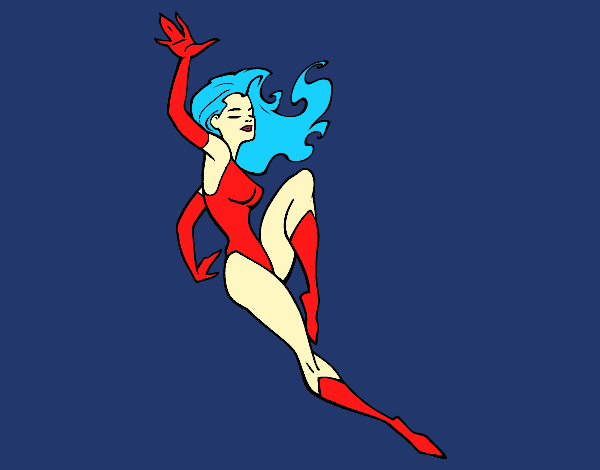 Dibujo Supermujer pintado por chyla_limo